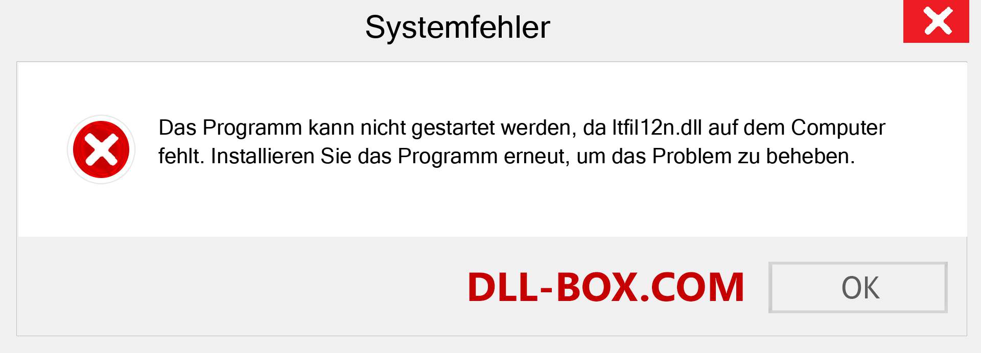 ltfil12n.dll-Datei fehlt?. Download für Windows 7, 8, 10 - Fix ltfil12n dll Missing Error unter Windows, Fotos, Bildern