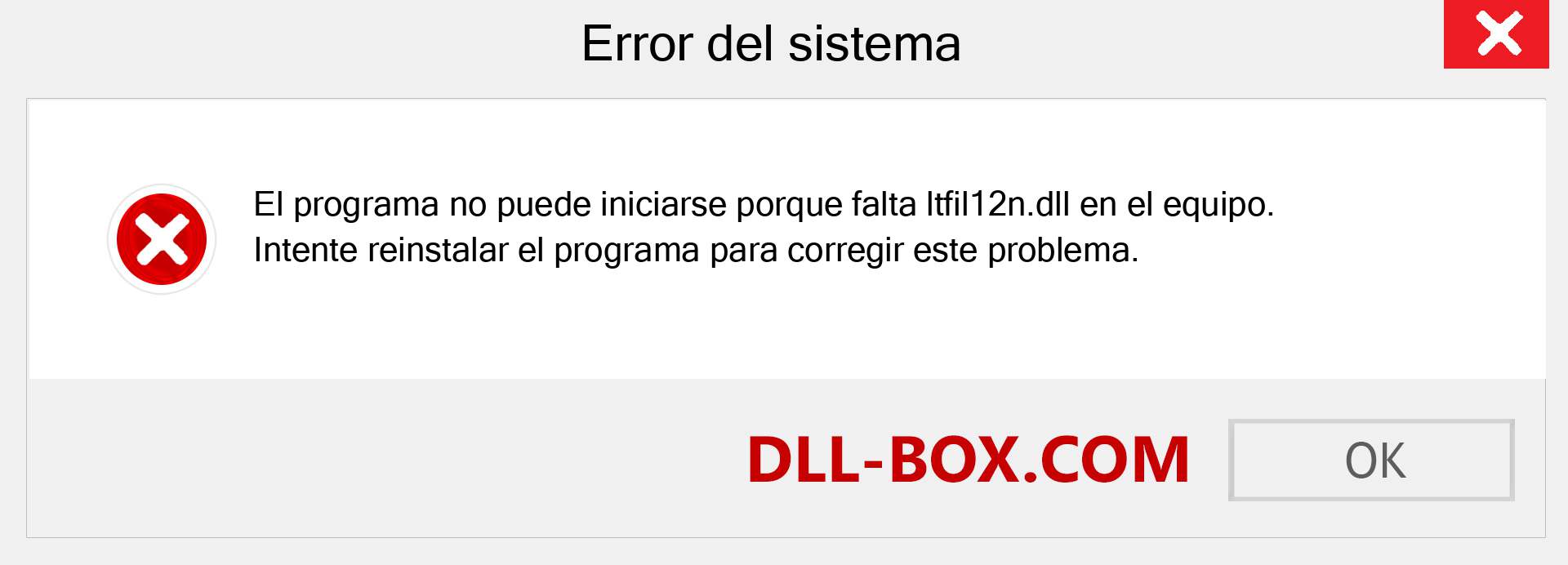 ¿Falta el archivo ltfil12n.dll ?. Descargar para Windows 7, 8, 10 - Corregir ltfil12n dll Missing Error en Windows, fotos, imágenes